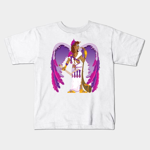 St. Gabriel Kids T-Shirt by The Cuban Witch